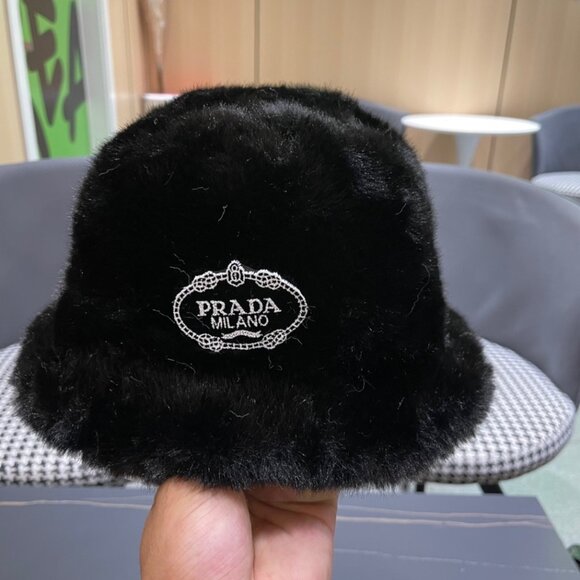 Prada Black Designer Cold Weather Hat - Picture 1 of 9
